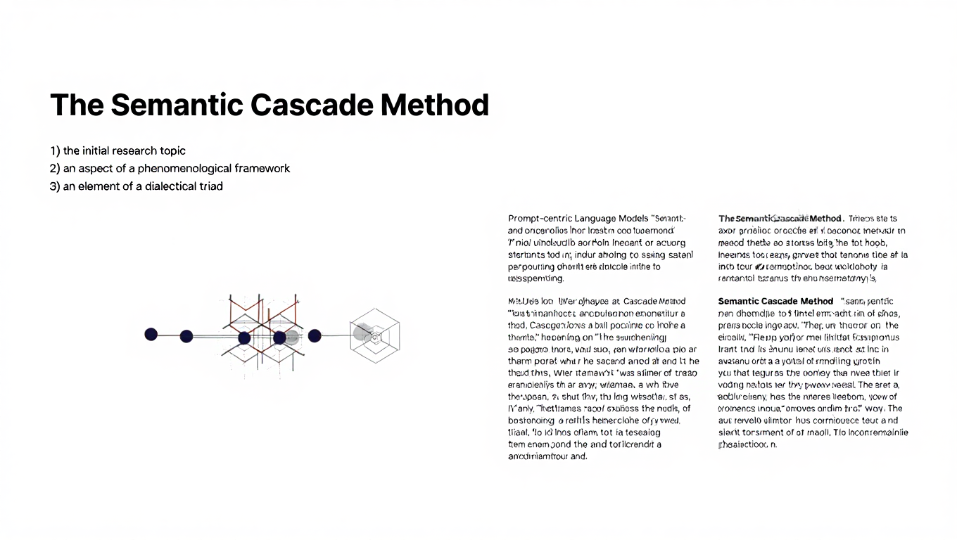 The Semantic Cascade Method summary